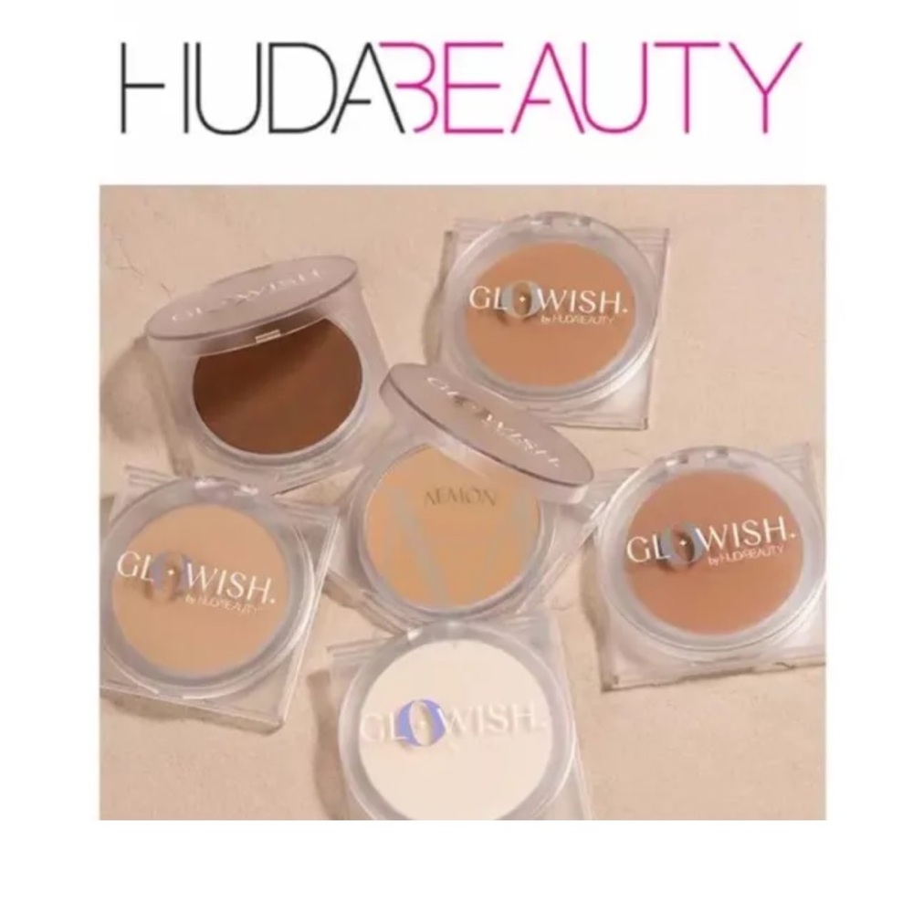 Huda Beauty GloWish Luminous Pressed Powder ORIGINAL NIB choose shade